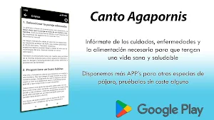 Canto Agapornis Screenshot 3