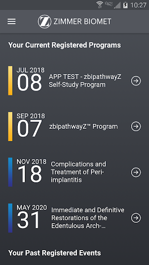Zimmer Biomet Dental Education Screenshot 1