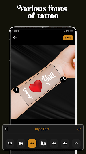 Tattoo Maker - Tattoo Design Screenshot 2