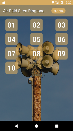 Air Raid Siren Ringtone & Alarm Clock Screenshot 0