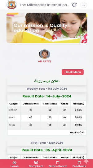 The Milestones intl. School Screenshot 1
