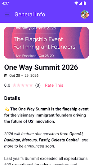 One Way Summit 2026 Screenshot 0