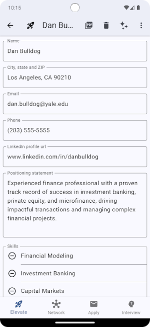 Candidus - job/interview prep Screenshot 0