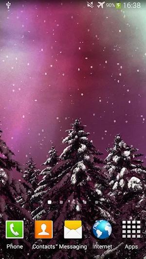 Snowfall Live Wallpaper Screenshot 2