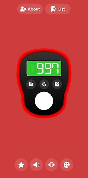 Digital Tasbeeh Counter Screenshot 2