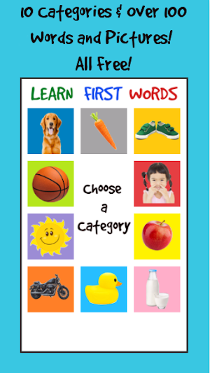 Learn First Words - Baby Flashcards Screenshot 0