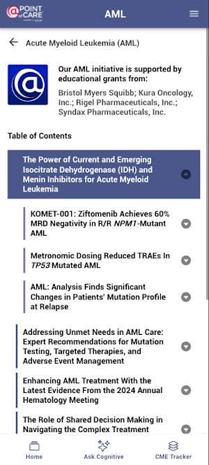 Hematology / Oncology @PoC Screenshot 1