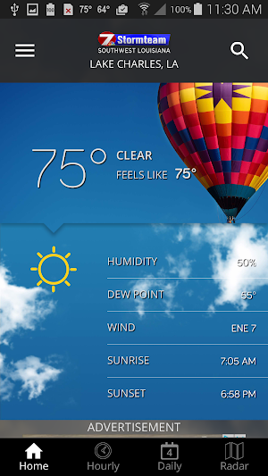 KPLC 7 First Alert Weather Screenshot 0