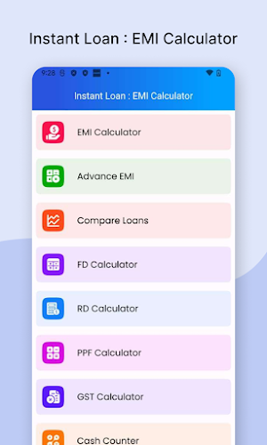 Instant Loan : EMI Calculator Screenshot 1