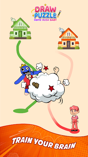 Draw To Home Puzzle Screenshot 3