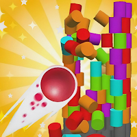 Color Tower Crash 3D: Arcade 2