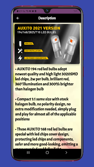 w5w bulb guide Screenshot 3