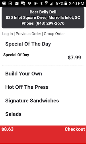 Beer Belly Deli Screenshot 0