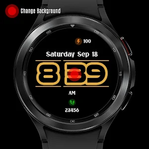 ABC 168 Sporty Bright Watchfac Screenshot 3