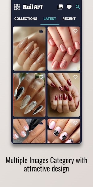 Soft Dots Nail Polish Design Screenshot 0