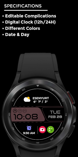 Night 23 - watch face Screenshot 3