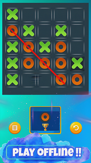 Tic Tac Toe 2 Player: XO 2024 Screenshot 1