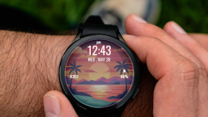 Sunset Vibes WatchFace Screenshot 0