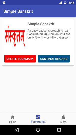 Learn Simple Sanskrit Screenshot 3