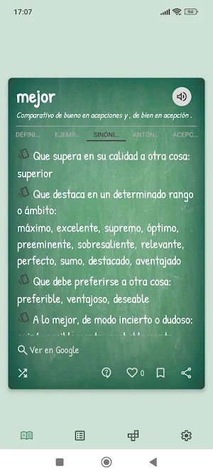 Lexipedia, juega y aprende. Screenshot 1