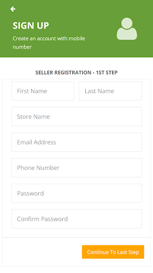 MultiCityStore Seller APP Screenshot 1