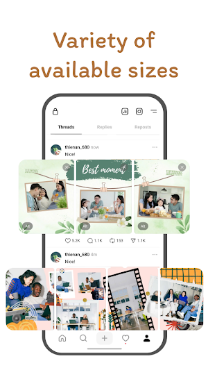 Carousel Posts - Threads Posts Screenshot 2