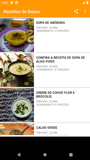 Receitas de Sopas: Para o Jantar Screenshot 2
