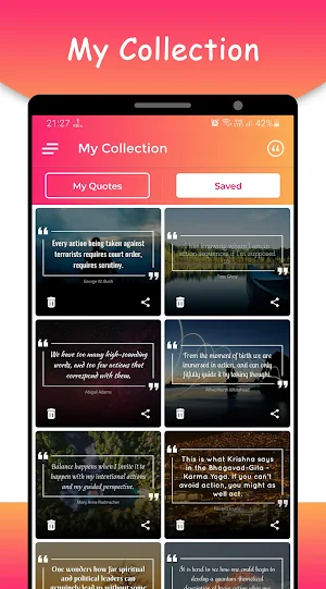 Quotesly – Image Quote Maker, Quotes Text on Photo Screenshot 2