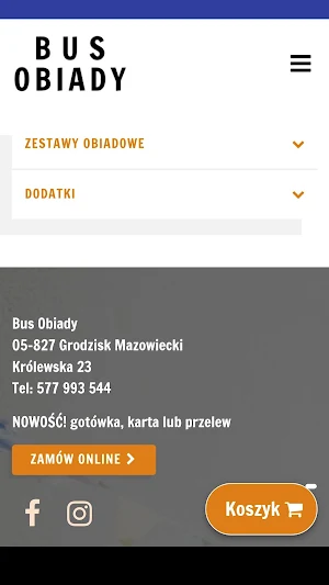 Bus Obiady Screenshot 2