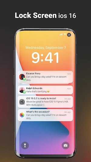 ios 16 lock screen 2023 Screenshot 0