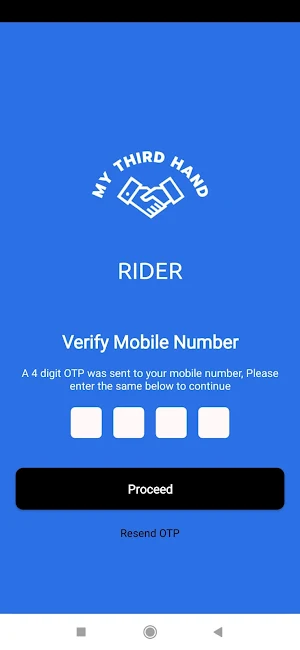 My Third Hand:Delivery Partner Screenshot 2