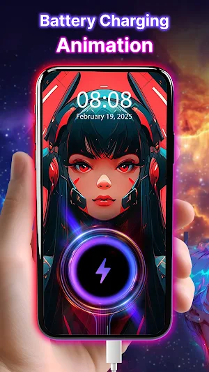 Battery Charging Effect Screen Screenshot 0