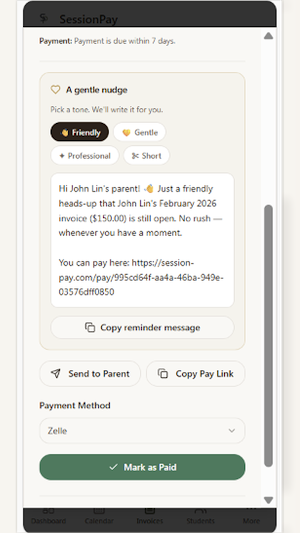SessionPay Screenshot 3