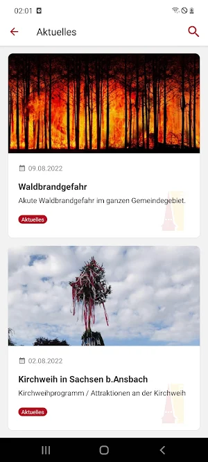 Gemeinde Sachsen bei Ansbach Screenshot 3