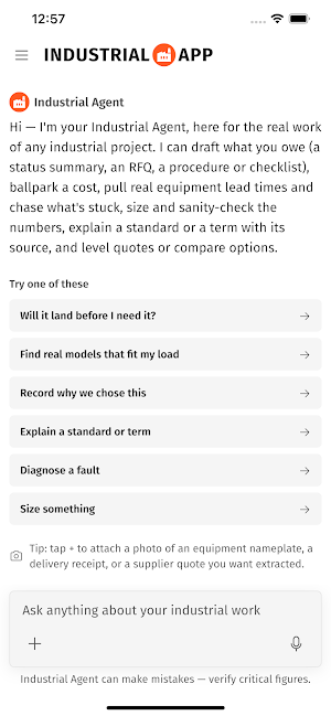 Industrial App: Build, Operate Screenshot 0