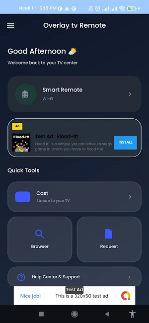 Overlay tv Remote Screenshot 2