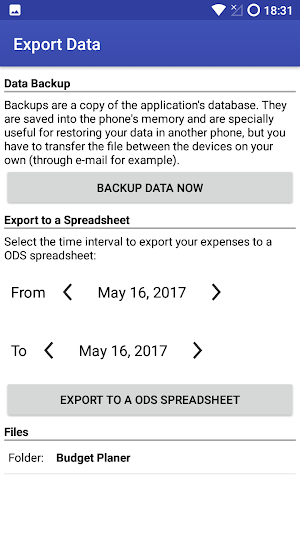 Budget Planner Screenshot 2