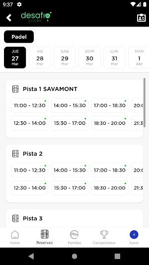 Desafío Pádel Screenshot 3