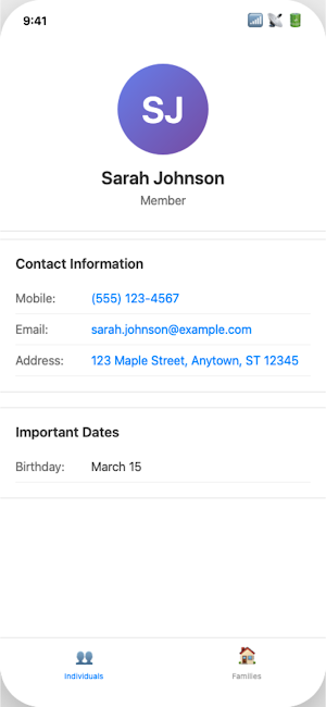 Fairhaven Directory Screenshot 2