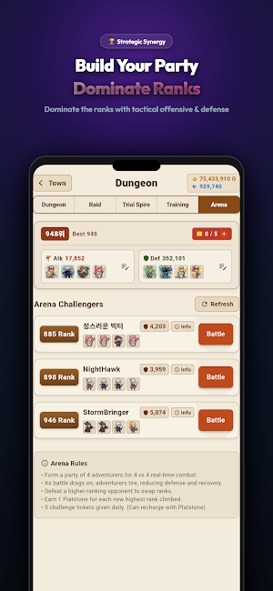 Grow Estate : Idle RPG Screenshot 1