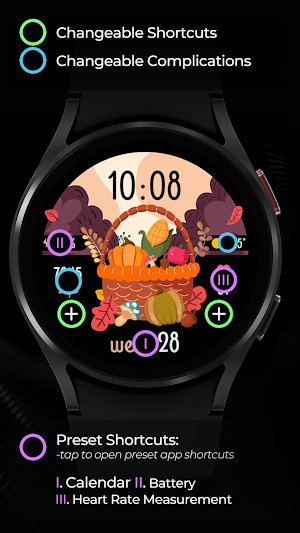 TVV Autumn 3 Watch Face Screenshot 3