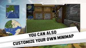 Realistic Minimap Mod for MCPE Screenshot 0