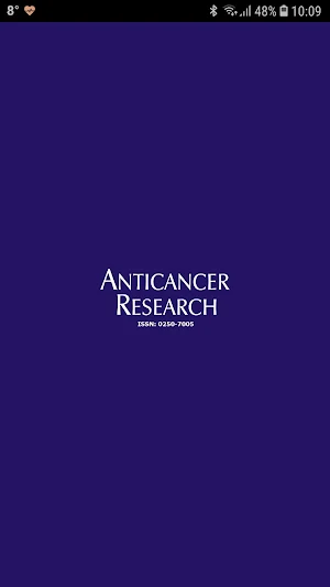 Anticancer Research Journal Screenshot 0