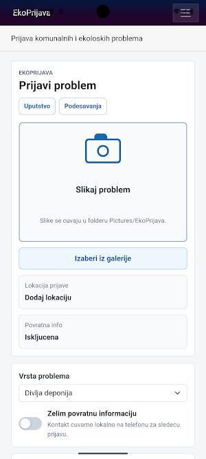 EkoPrijava Screenshot 0