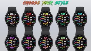 Alya Digital Watch Face Screenshot 0