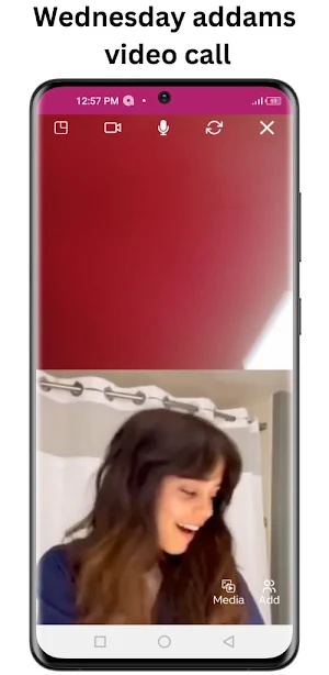 wednesday addams video call Screenshot 2