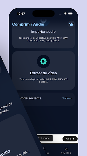 Audio Compressor: MP3 M4A Screenshot 1
