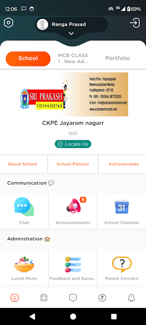 MyClassBoard ParentPortal Beta Screenshot 2