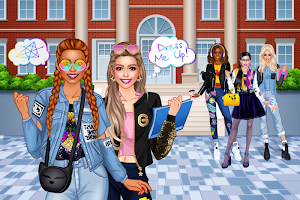 College Student Girl Dress Up Screenshot 0
