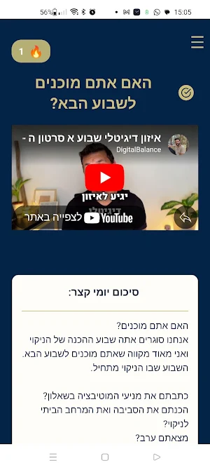 האיזון הדיגיטלי Screenshot 0